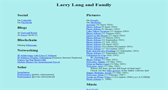 Desktop Screenshot of larrylang.net